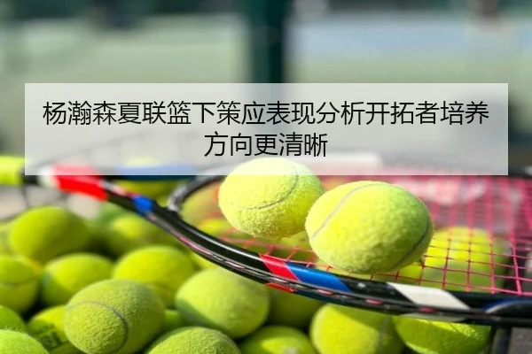 杨瀚森夏联篮下策应表现分析开拓者培养方向更清晰